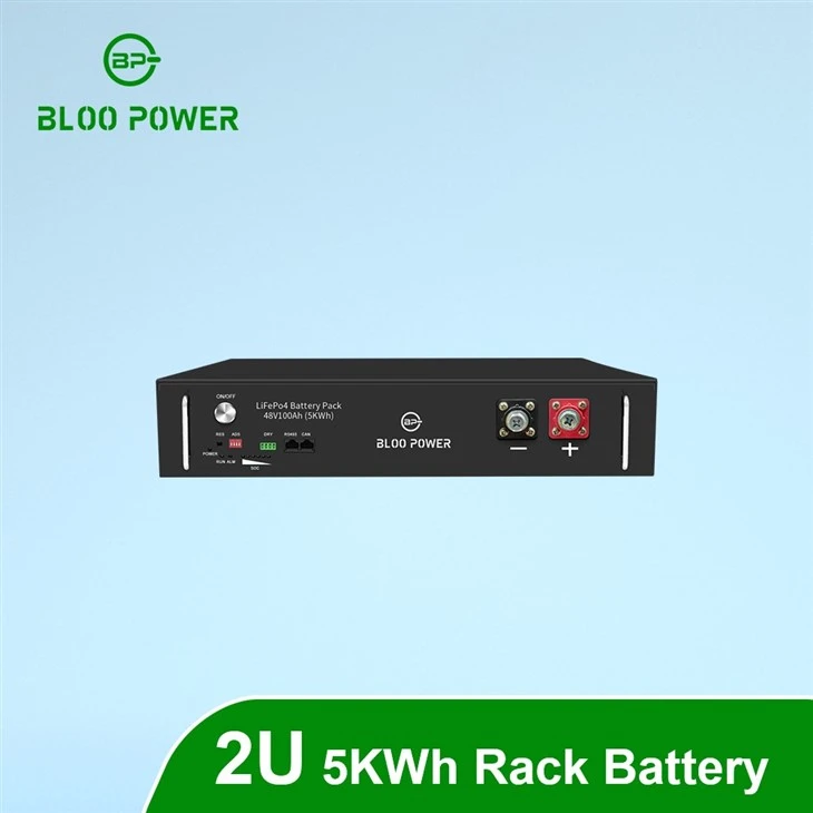 2U rack-mounted lithium battery